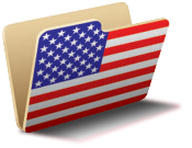 us flag folder